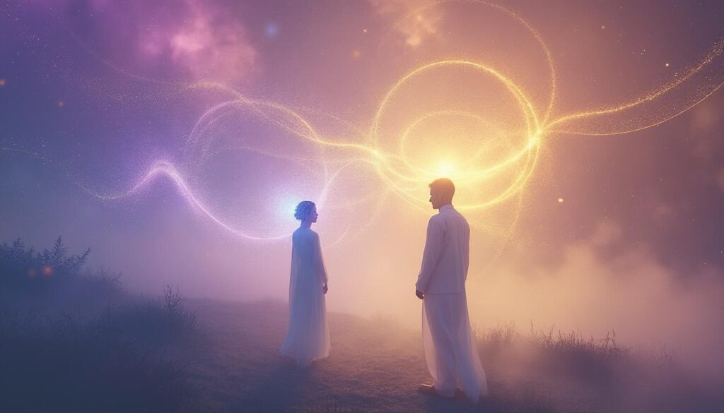 découvrez comment le soin énergétique à distance utilise la puissance de l'intention pour créer un lien profond au-delà du corps physique, favorisant bien-être et harmonie.